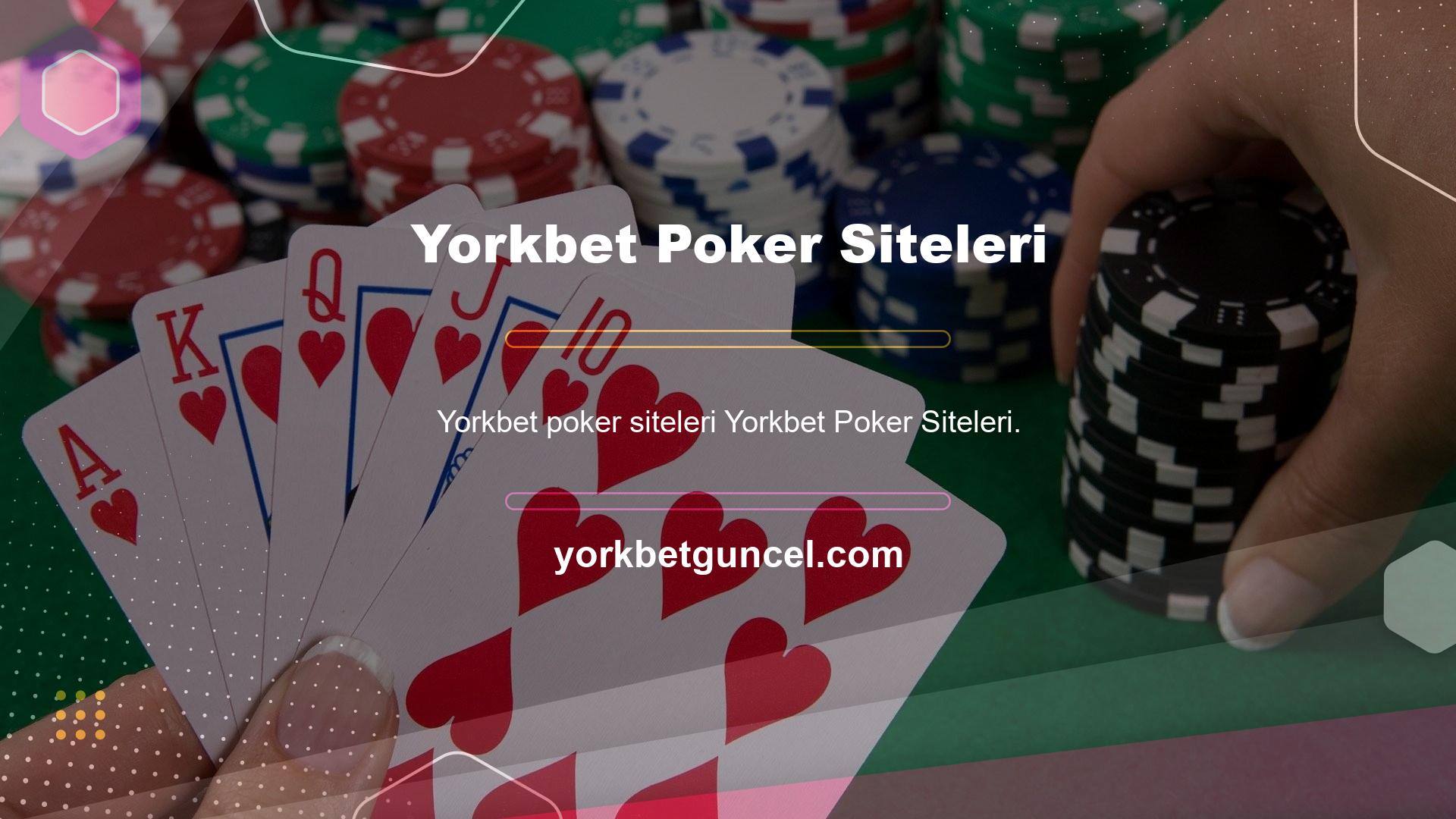 Oyuncuların poker oynamak için bir casinoya veya casinoya gitmelerine gerek yok